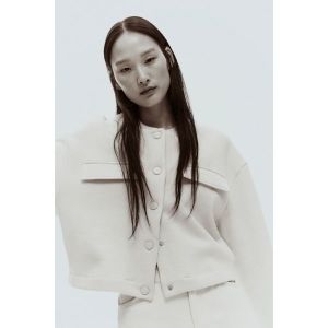 H&M 스웨트 카디건 헬베이지 242979