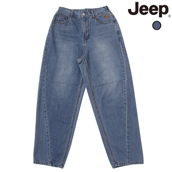  JEEP 여성 와끼변형 코쿤핏 데님 팬츠 JO3DPF733