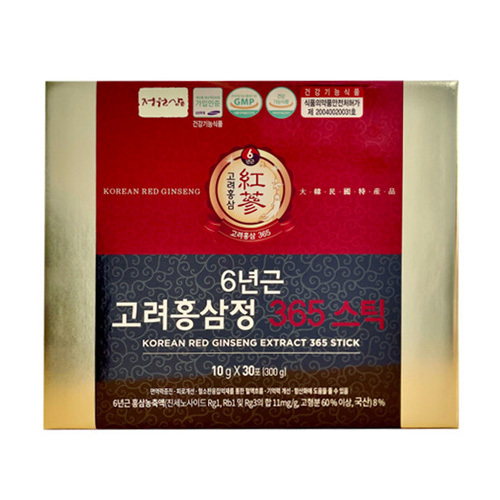 네이처가든 정원삼 6년근 고려홍삼정 365 스틱 10g 30포 (3개)_이미지