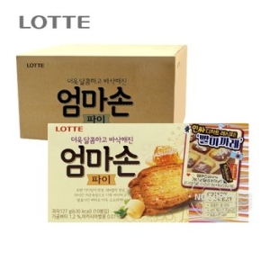 박스 엄마손파이 과자 간식 군것질 127g