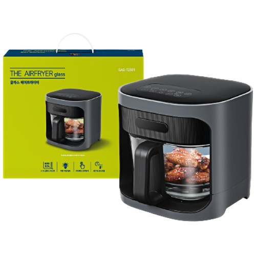더 에어프라이어 글라스 GAG-T2301