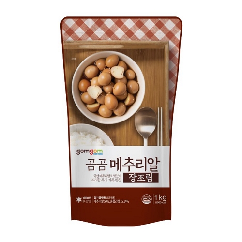곰곰 메추리알 장조림 1kg (4개)