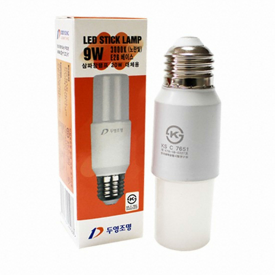 LED 스틱 전구 전구색 9W