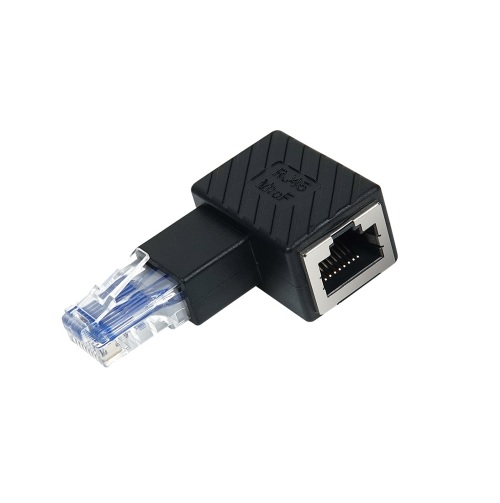 라이트컴 COMS RJ45 8P8C 90도 꺾임 연장 커플러