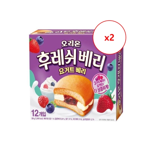 오리온 후레쉬베리 요거트베리 336g (2개)_이미지