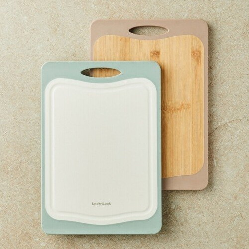 락앤락 락앤락 투웨이 대나무 양면도마 (중) (33x23cm)_이미지