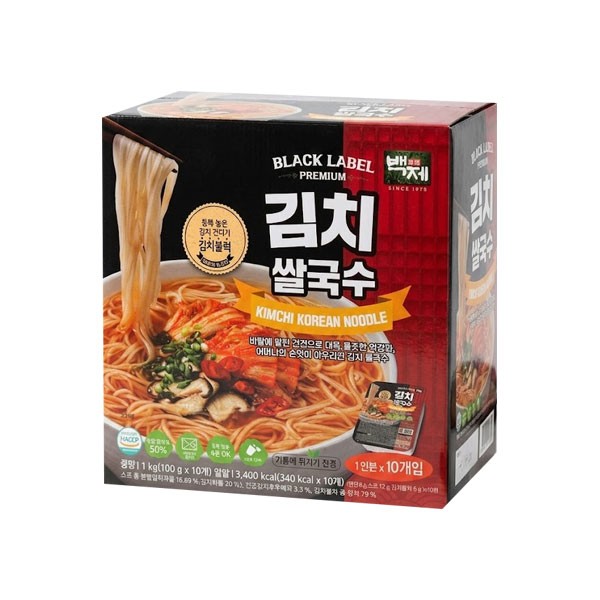 백제 김치 쌀국수 100g