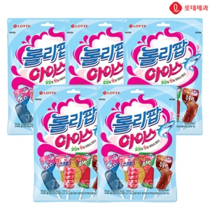 롯데웰푸드 롤리팝 아이스 132g 12입 x12 수박바 스크류바 죠스바 주물러콜라 막대사탕 캔디