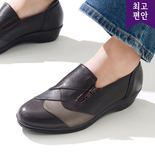 호박슈즈 3.5cm/앞창1.5cm/소가죽/우레탄창/국내생산/편안한 컴포트화 110313