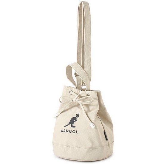 캉골 엘리스 Ⅱ 나일론 버킷백 3750 (라이트 베이지)_이미지