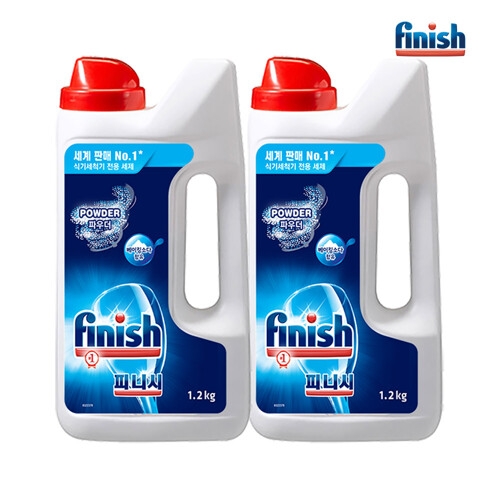 옥시레킷벤키저 피니시 파우더 식기세척기 전용세제 1.2kg x2개_이미지