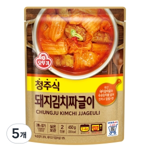 오뚜기 청주식 돼지김치짜글이 450g (5개)_이미지