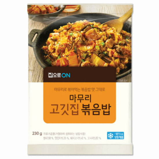 대상 청정원 집으로ON 마무리 고깃집 볶음밥 230g (12개)_이미지