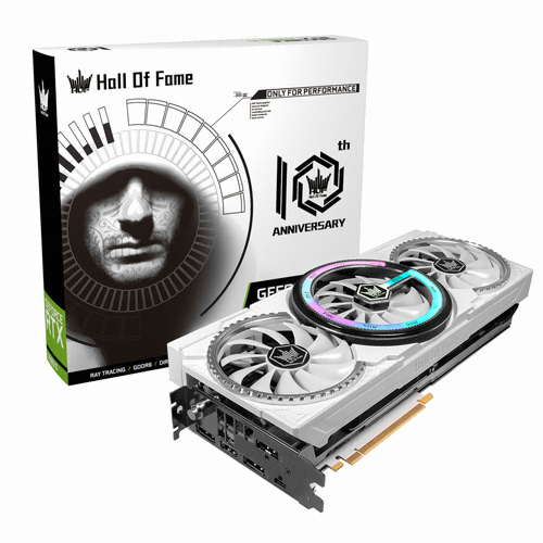 갤럭시 GALAX 지포스 RTX 2080 Ti Hall Of Fame D6 11GB 10th Anniversary Edition