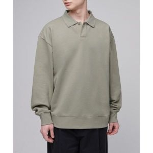무신사 무신사 스탠다드 무탠다드 STANDARD 오버사이즈 칼라드 스웨트셔츠 피스타치오177030