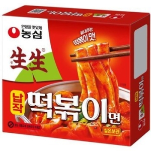 농심 생생납작떡볶이면 258g (1개)