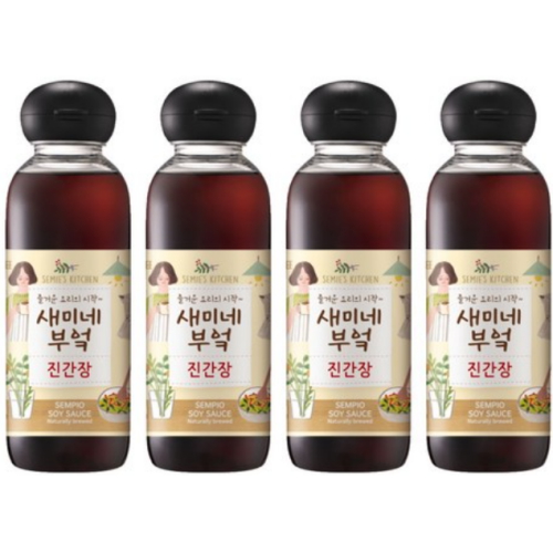 새미네부엌 진간장 450ml (4개)_이미지
