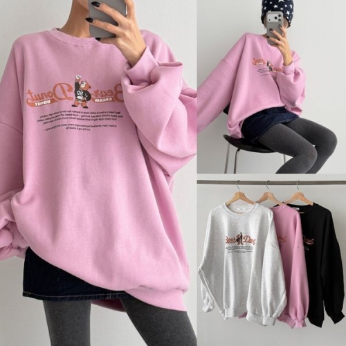 아이우먼 위쉬몰 NM 베어도넛기모맨투맨 V798H512 빅사이즈