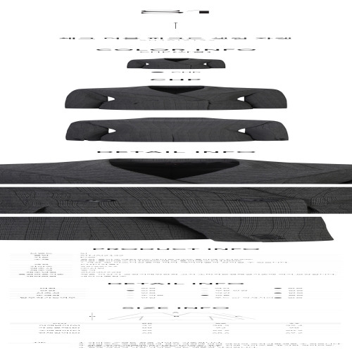 SI 체크 더블 피크드 셋업 자켓SHJAI21320H_이미지