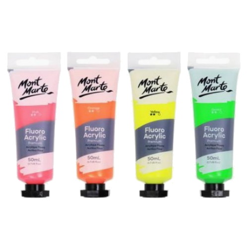 몽마르트 형광 아크릴 물감 50ml 낱색