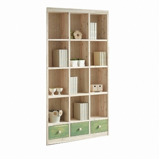 우아미가구 모모 4단 삼나무 서랍형책장 (120cm)_이미지