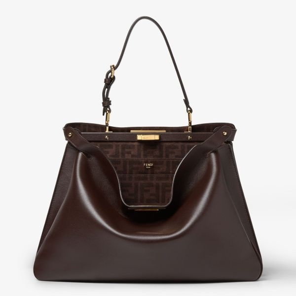 펜디 프랑스 최신상 피카부 소프트 라지 브라운 8BN358AV1NF1SYB 국내 A/S 가능