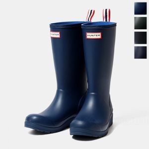 헌터 오리지널 플레이 부츠 톨 레인부츠 여성 블랙 콤부 ORIGINAL PLAY BOOT TALL HNT-WFT 2007RMA