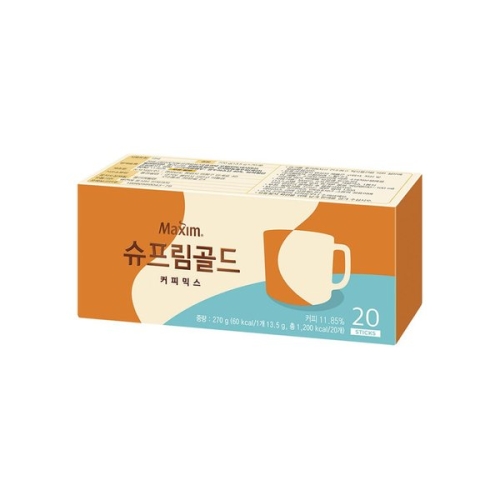 동서식품 맥심 슈프림골드 커피믹스 20개입 (15개)_이미지