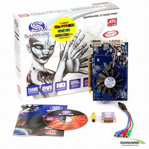SAPPHIRE �󵥿� X1650PRO D2 256MB �߸� ������������ �̿���