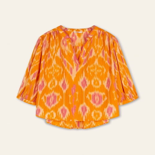  오일릴리 Oilily 바라바스 블라우스 Ikat/Koi 480799