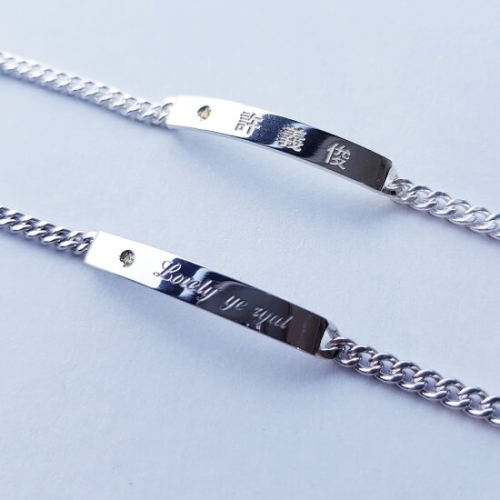 스토리본 베블링 바 탄생석 미아방지 실버 팔찌 BABR6E602_이미지