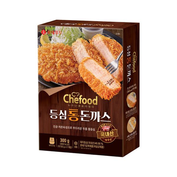 롯데푸드 쉐푸드 등심 통돈까스 300g (8개)