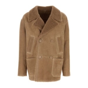 펜디 더블브레스트 시어링 재킷 FM0270ATJB F0QB8 F0QME