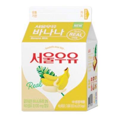 서울우유 바나나우유 300ml (15개)_이미지