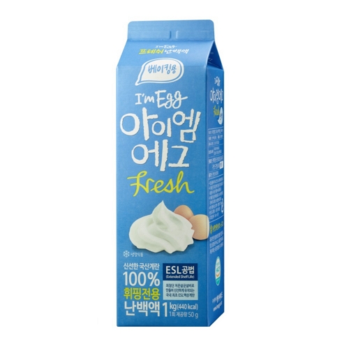 아이엠에그 프레쉬 난백 베이커리전용 1kg (1개)