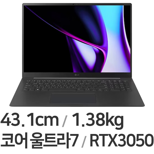 LG전자 2024 그램 프로17 17Z90SP-ED7BK (SSD 512GB)