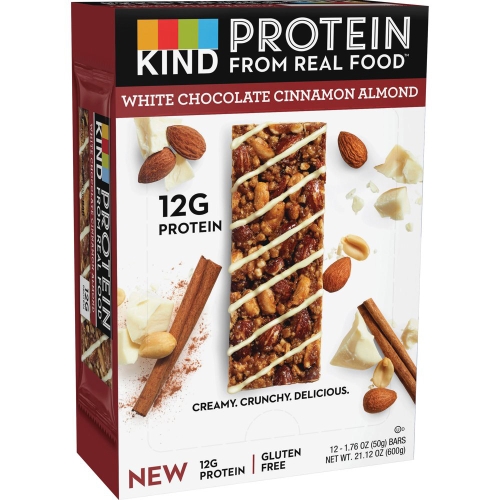 KIND Protein Bars 카인드 프로틴바 크런키 화이트초콜렛 아몬드 50g 12개입