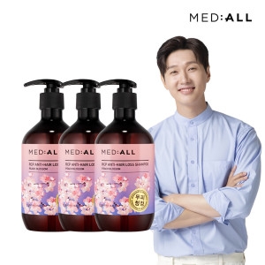 메디올 두피청정 샴푸 피치 블라썸 480ml (3개)