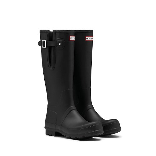 헌터 MEN 오리지날 사이드 어드저스터블 톨 레인부츠 블랙 MFT9007RMABLK 260_이미지
