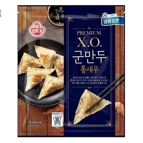 오뚜기 프리미엄 X.O. 군만두 통새우 300g이미지입니다. 누르면 해당 게시물로 새창이동합니다.