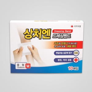  대일제약 대일상처엔 드레싱밴드 중형 10매 [1팩(10매)]