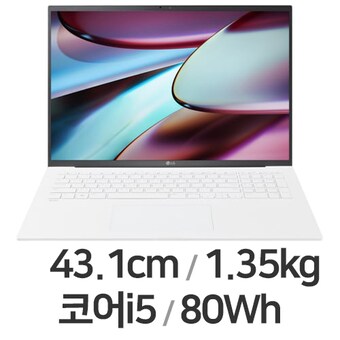LG전자 2023 그램17 17ZD90RU-GX54K