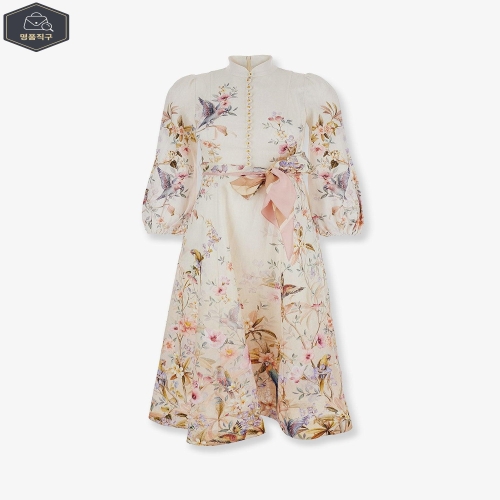 Other B REBELLION 린넨 롱 드레스 B0651873682