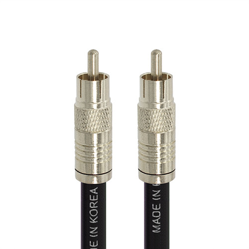 탑라인에이치디 솔탑 디지털 75옴 코엑셜 RCA 블랙 TV 동축 케이블 (SOLTOP-637, 50m)