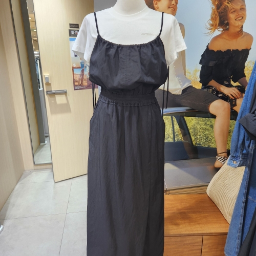 SISLEY 티셔츠레이어드슬리브리스원피스SAOPD1531