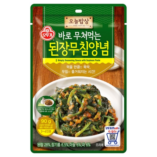 오뚜기 바로 무쳐먹는 된장무침양념 90g