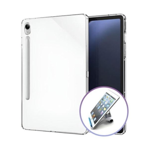 셀러허브 갤럭시탭A 10.1 2019 젤리 TPU 투명 케이스+스피드 거치대 S39779487_이미지