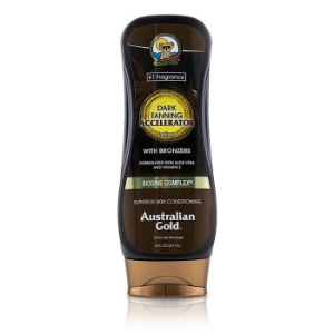 스트로베리넷 오스트레일리안 골드 다크 태닝 엑셀러레이트 로션 윗 브론저스 237ml (1개)_이미지