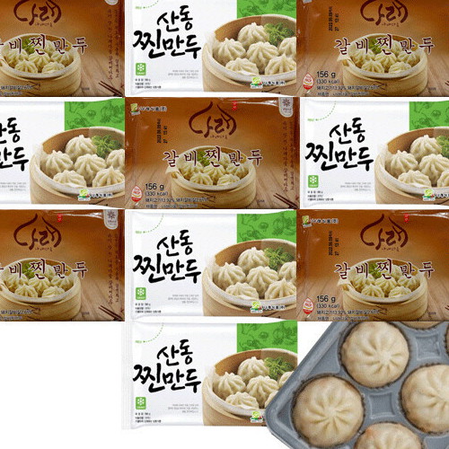 나래식품 산동 찐만두 180g x 5개+갈비찐만두 156g x 5개이미지입니다. 누르면 해당 게시물로 새창이동합니다.