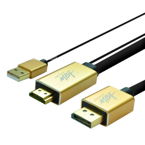 엠비에프 MBF-HUDP HDMI to DP 케이블 (1m, MBF-HUDP01)_이미지